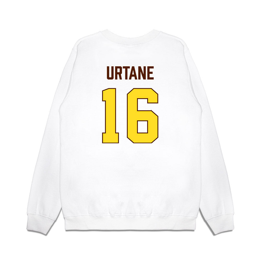Western Michigan - NCAA Women's Basketball : Adelina Urtane - Vintage Basketball Premium Crewneck Sweatshirt-1