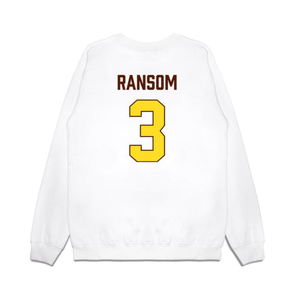 Western Michigan - NCAA Women's Basketball : Zuri Ransom - Vintage Basketball Premium Crewneck Sweatshirt-1
