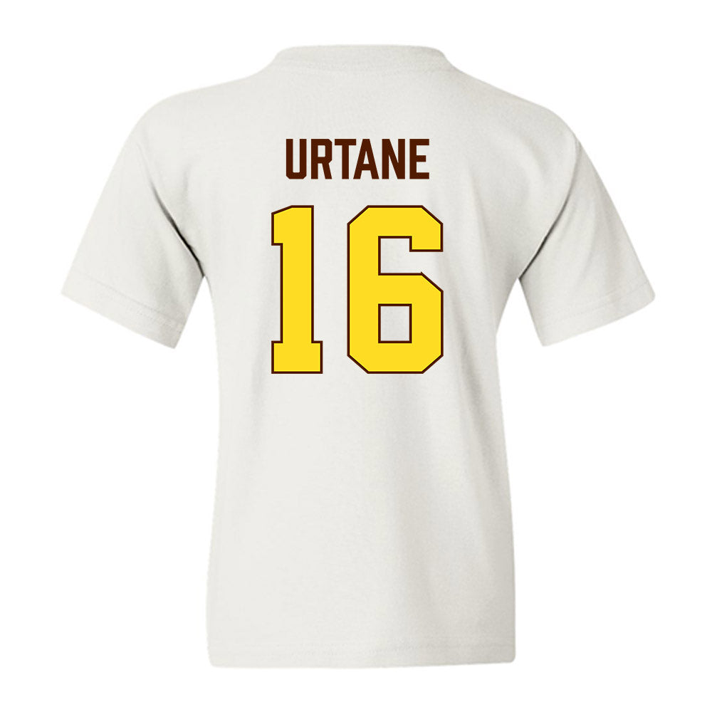 Western Michigan - NCAA Women's Basketball : Adelina Urtane - Vintage Basketball Youth T-Shirt-1