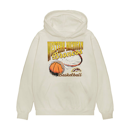 Western Michigan - NCAA Women's Basketball : Isabella Miljkovic - Vintage Basketball Premium Hooded Sweatshirt-0