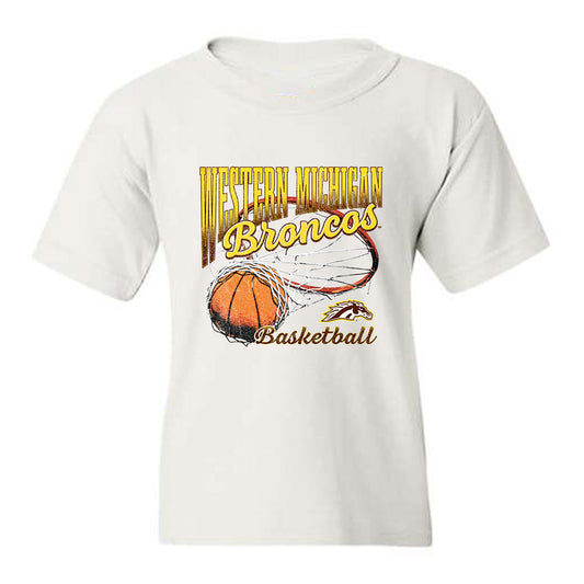 Western Michigan - NCAA Women's Basketball : Isabella Miljkovic - Vintage Basketball Youth T-Shirt-0