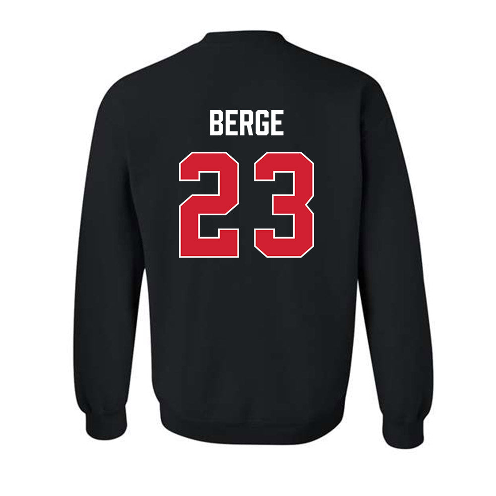MSUM - NCAA Women's Basketball : Abby Berge - Vintage Shersey Crewneck Sweatshirt-1