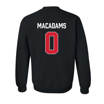 MSUM - NCAA Women's Basketball : Julia MacAdams - Vintage Shersey Crewneck Sweatshirt-1