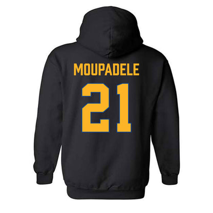 SJSU - NCAA Men's Basketball : Japhet Moupadele - Vintage Shersey Hooded Sweatshirt-1