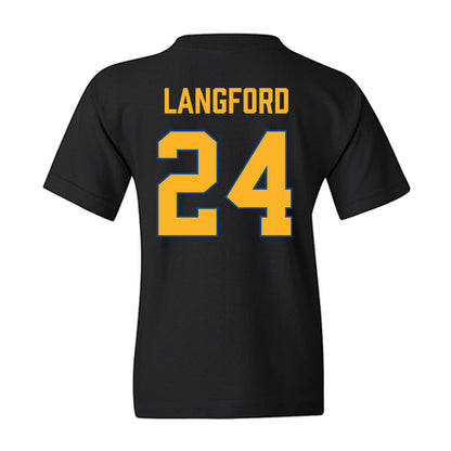 SJSU - NCAA Men's Basketball : Douglas Langford - Vintage Shersey Youth T-Shirt-1