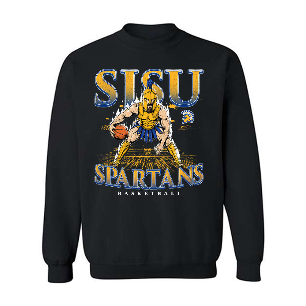 SJSU - NCAA Women's Basketball : Rylei Waugh - Vintage Shersey Crewneck Sweatshirt-0
