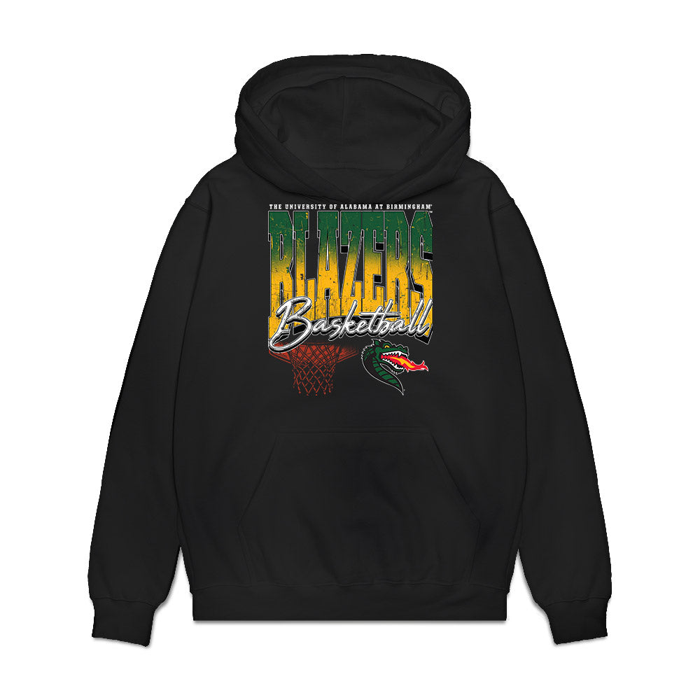 UAB - NCAA Men's Basketball : Evan Chatman - Vintage Premium Hooded Sweatshirt-0