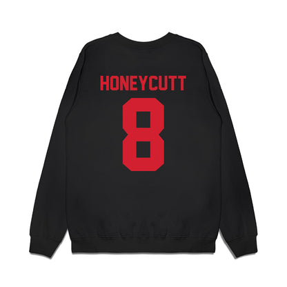 Arkansas State - NCAA Men's Basketball : Weston Honeycutt - Vintage Basketball Premium Crewneck Sweatshirt-1