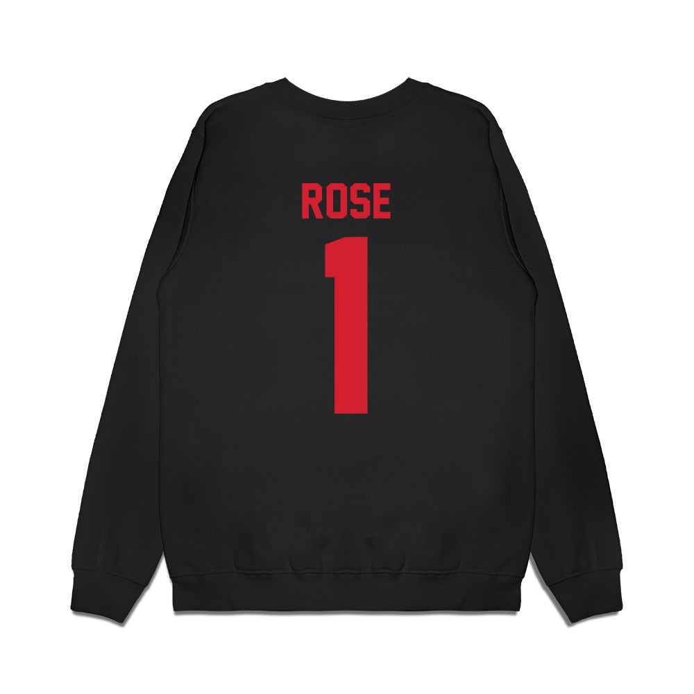 Arkansas State - NCAA Women's Basketball : Crislyn Rose - Vintage Basketball Premium Crewneck Sweatshirt-1