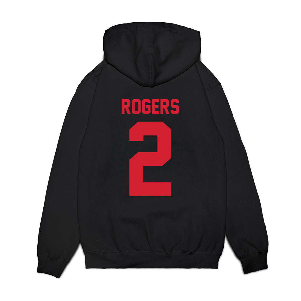 Arkansas State - NCAA Women's Basketball : Wynter Rogers - Vintage Basketball Premium Hooded Sweatshirt-1
