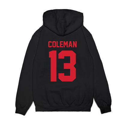 Arkansas State - NCAA Men's Basketball : Diggy Coleman - Vintage Basketball Premium Hooded Sweatshirt-1