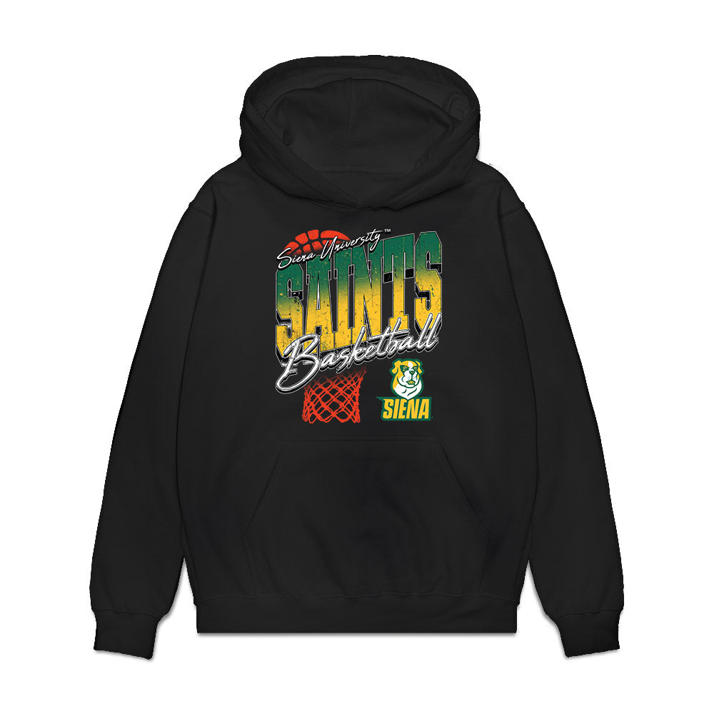 Siena - NCAA Men's Basketball : Ryan Beaury - Vintage Premium Hooded Sweatshirt-0