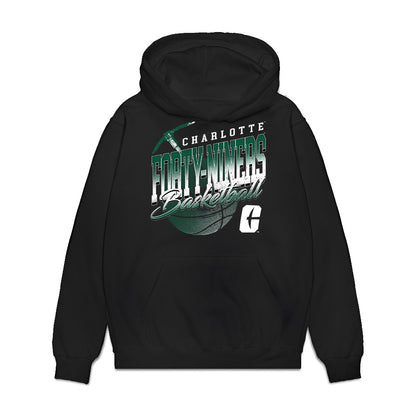 UNC Charlotte - NCAA Men's Basketball : Arden Conyers - Vintage Premium Hooded Sweatshirt-0