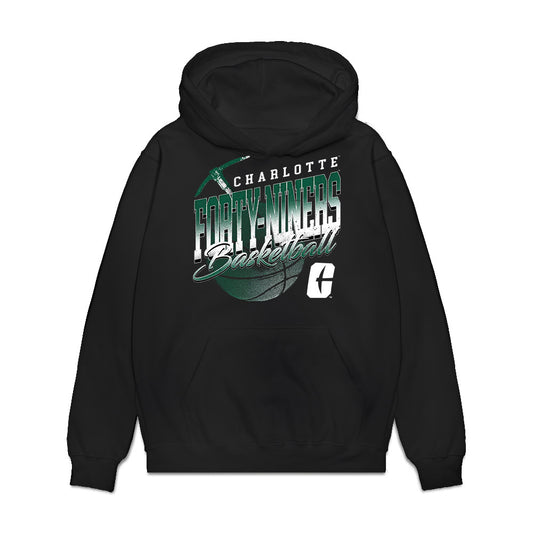 UNC Charlotte - NCAA Men's Basketball : Arden Conyers - Vintage Premium Hooded Sweatshirt-0