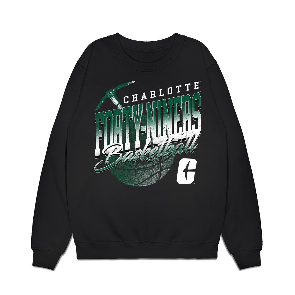UNC Charlotte - NCAA Men's Basketball : Kylan Blackmon - Vintage Premium Crewneck Sweatshirt-0