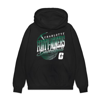 UNC Charlotte - NCAA Men's Basketball : Kylan Blackmon - Vintage Premium Hooded Sweatshirt-0