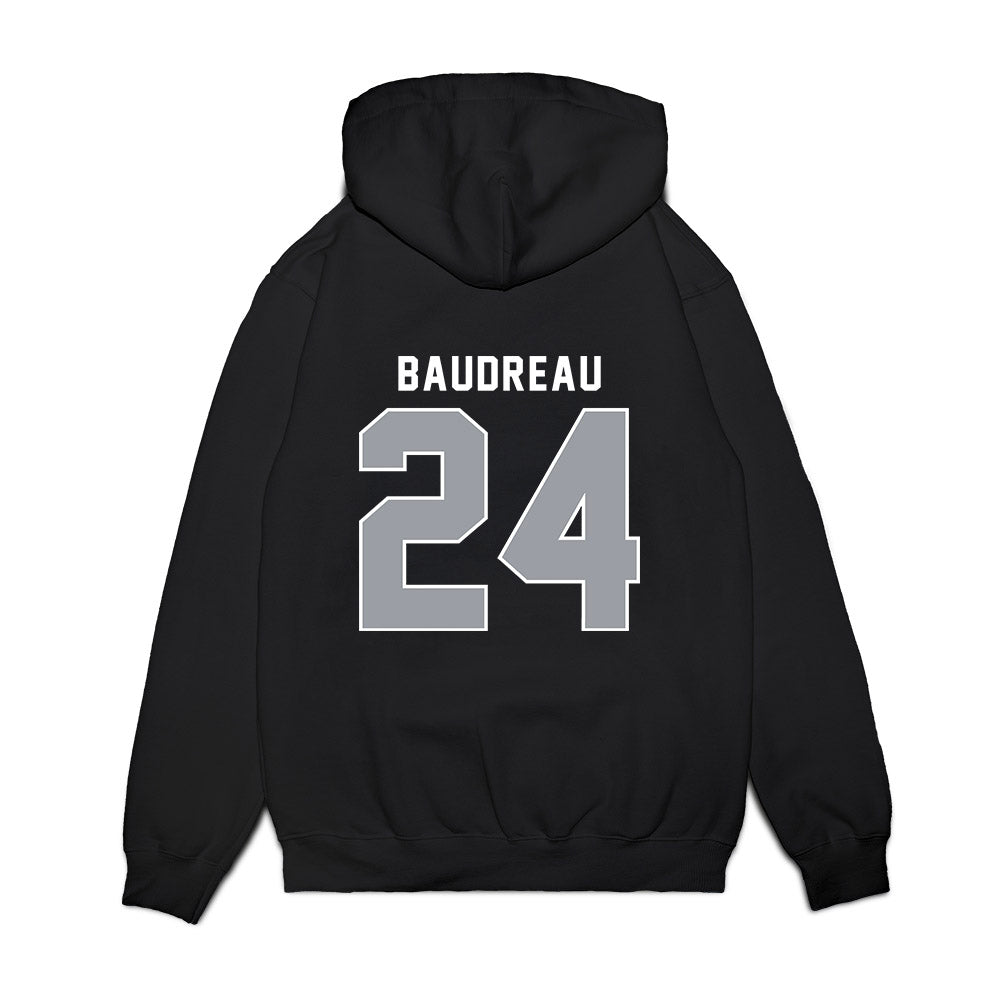 Nevada - NCAA Men's Basketball : Christopher Baudreau - Vintage Premium Hooded Sweatshirt-1