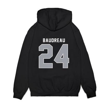 Nevada - NCAA Men's Basketball : Christopher Baudreau - Vintage Premium Hooded Sweatshirt-1