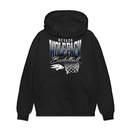 Nevada - NCAA Men's Basketball : Nick Davidson - Vintage Premium Hooded Sweatshirt-0