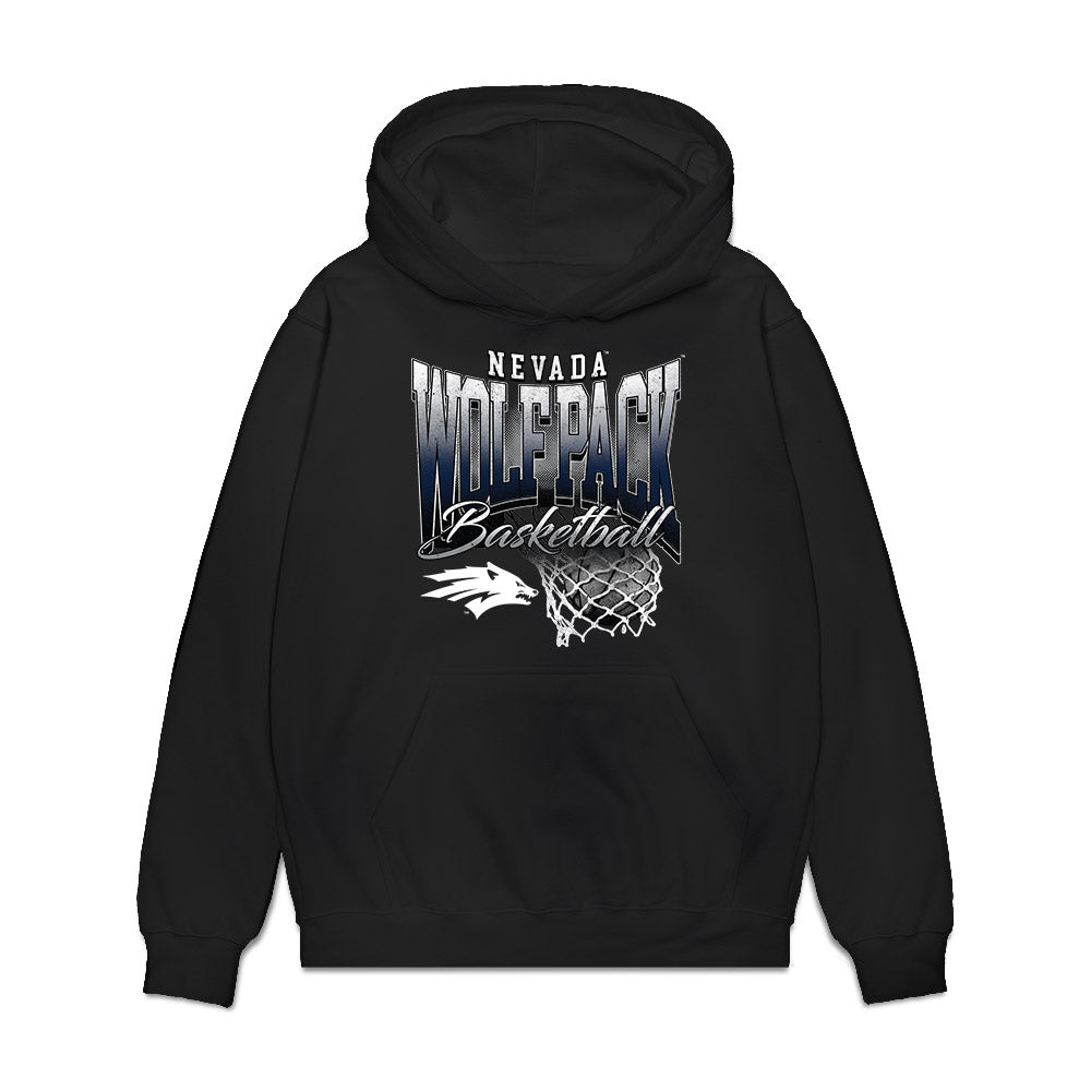 Nevada - NCAA Men's Basketball : Christopher Baudreau - Vintage Premium Hooded Sweatshirt-0