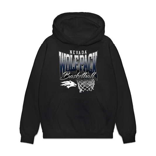 Nevada - NCAA Men's Basketball : Christopher Baudreau - Vintage Premium Hooded Sweatshirt-0