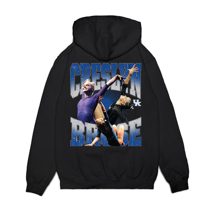 Kentucky - NCAA Women's Gymnastics : Creslyn Brose - Collage v2 Premium Hooded Sweatshirt-1
