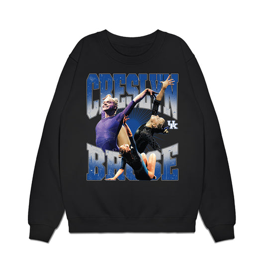 Kentucky - NCAA Women's Gymnastics : Creslyn Brose - Collage v2 Premium Crewneck Sweatshirt-0