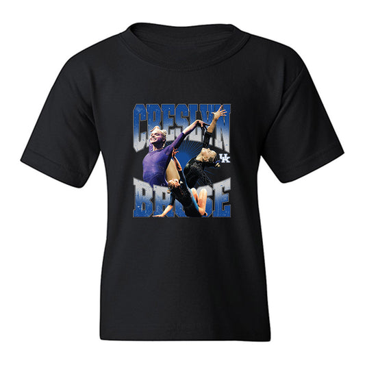 Kentucky - NCAA Women's Gymnastics : Creslyn Brose - Collage v2 Youth T-Shirt-0