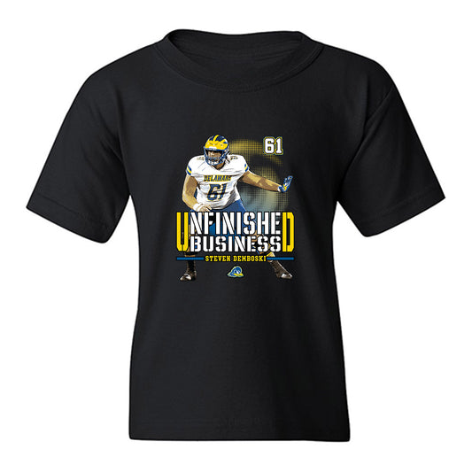 Delaware - NCAA Football : Steven Demboski - Unfinished Business Youth T-Shirt-0