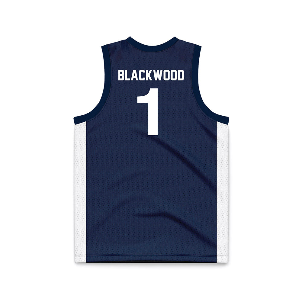 Penn State - NCAA Men's Basketball : Mason Blackwood - Navy Basketball Jersey-1