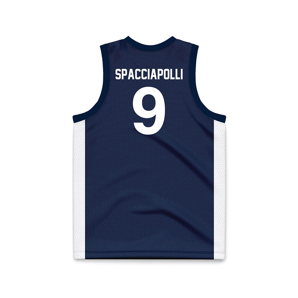 Penn State - NCAA Men's Basketball : Grant Spacciapolli - Navy Basketball Jersey-1