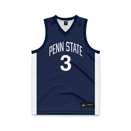 Penn State - NCAA Men's Basketball : Ivan Juric - Navy Basketball Jersey-0