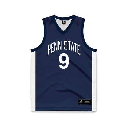Penn State - NCAA Men's Basketball : Grant Spacciapolli - Navy Basketball Jersey-0
