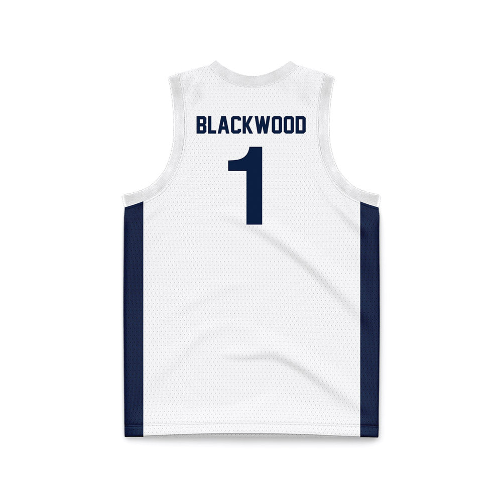 Penn State - NCAA Men's Basketball : Mason Blackwood - White Basketball Jersey-1