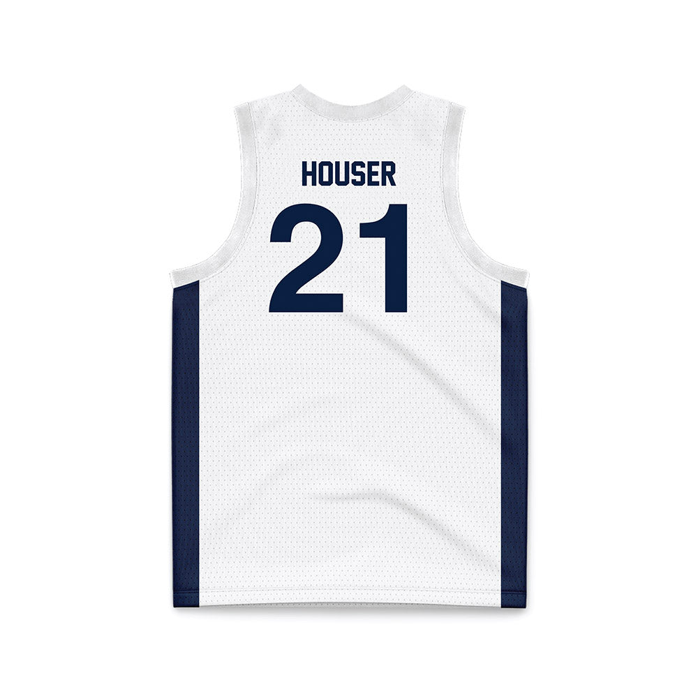 Penn State - NCAA Men's Basketball : Justin Houser - White Basketball Jersey-1