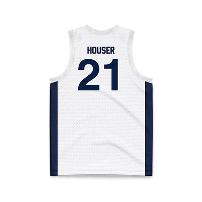 Penn State - NCAA Men's Basketball : Justin Houser - White Basketball Jersey-1