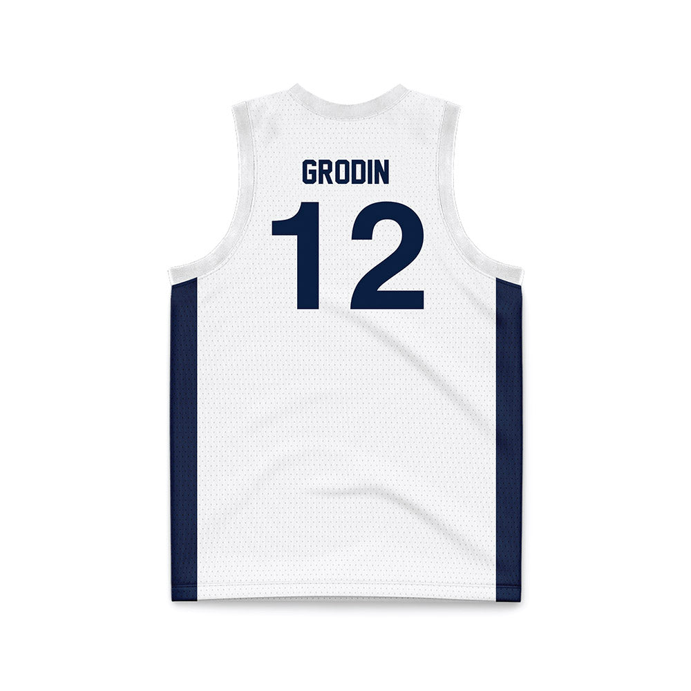 Penn State - NCAA Men's Basketball : Reggie Grodin - White Basketball Jersey-1