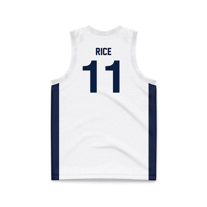 Penn State - NCAA Men's Basketball : Eli Rice - White Basketball Jersey-1