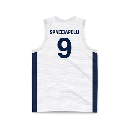 Penn State - NCAA Men's Basketball : Grant Spacciapolli - White Basketball Jersey-1
