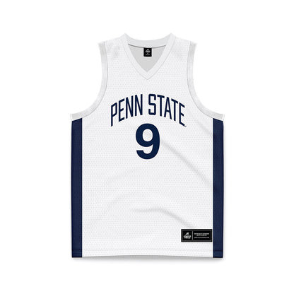 Penn State - NCAA Men's Basketball : Grant Spacciapolli - White Basketball Jersey-0
