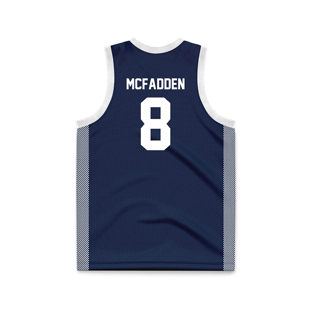 Penn State - NCAA Women's Basketball : Nyla McFadden - Navy Basketball Jersey-1