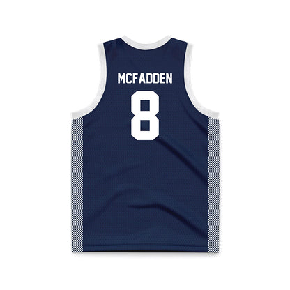 Penn State - NCAA Women's Basketball : Nyla McFadden - Navy Basketball Jersey-1