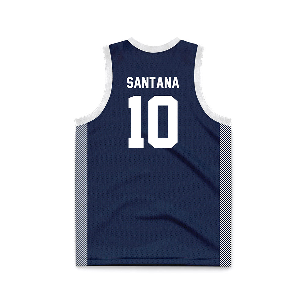Penn State - NCAA Women's Basketball : Vitoria Santana - Navy Basketball Jersey-1