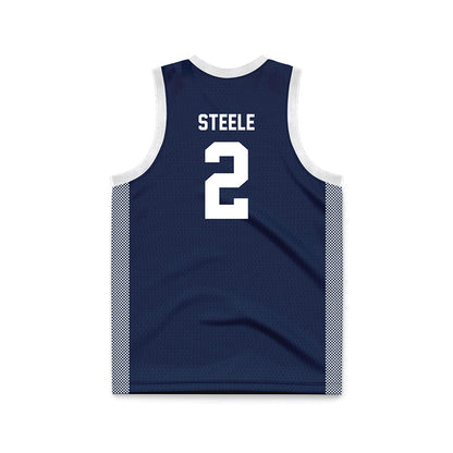 Penn State - NCAA Women's Basketball : Shaelyn Steele - Navy Basketball Jersey-1