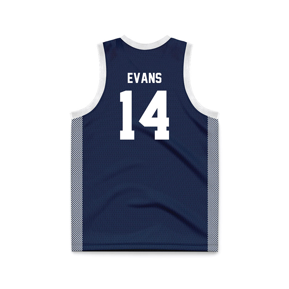 Penn State - NCAA Women's Basketball : Amiya Evans - Navy Basketball Jersey-1