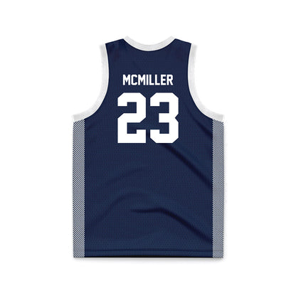 Penn State - NCAA Women's Basketball : Kiyomi McMiller - Navy Basketball Jersey-1