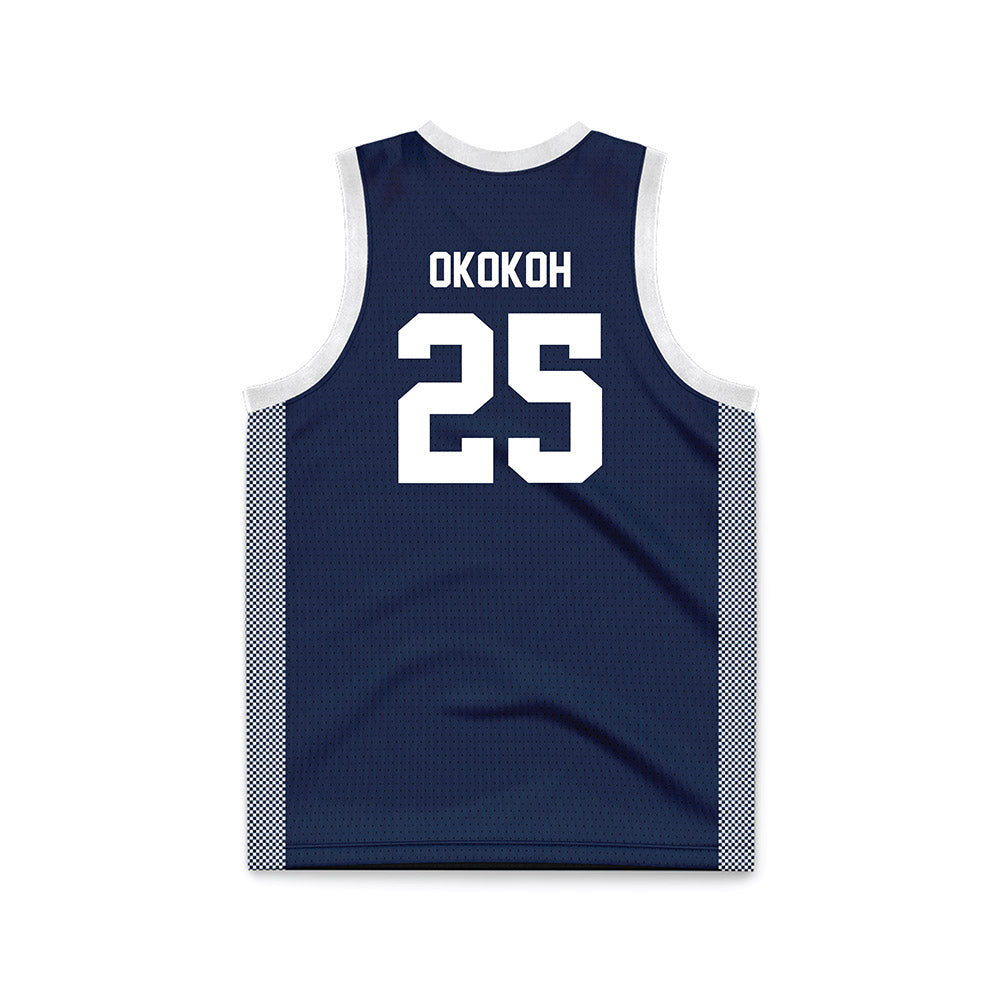 Penn State - NCAA Women's Basketball : Rachael Okokoh - Navy Basketball Jersey-1