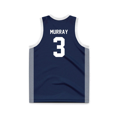 Penn State - NCAA Women's Basketball : Moriah Murray - Navy Basketball Jersey-1