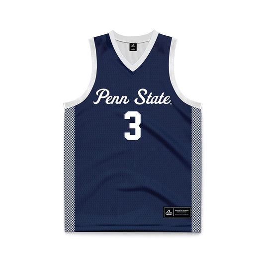 Penn State - NCAA Women's Basketball : Moriah Murray - Navy Basketball Jersey-0