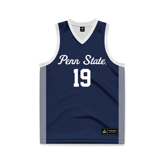 Penn State - NCAA Women's Basketball : Tea Cleante - Navy Basketball Jersey-0